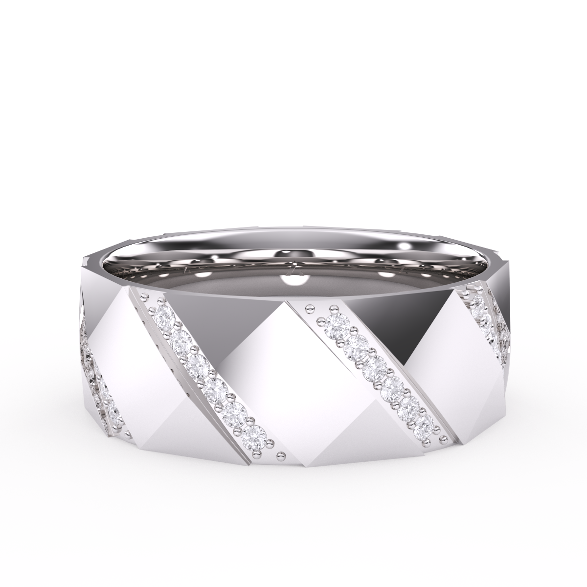 Lab Grown Diamond Wedding Wide Couple Set